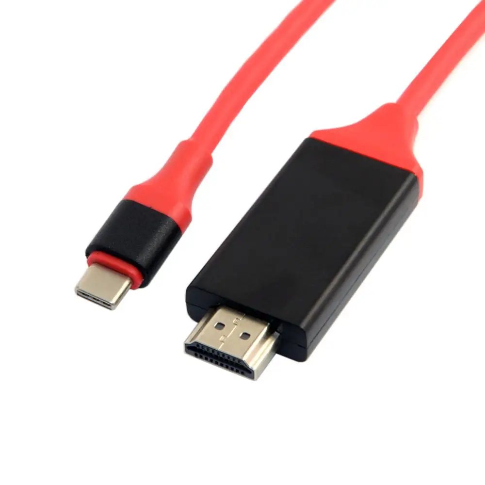 USB-C Тип C USB 3,1 к HDMI 4 k, 2 k HD кабель для ноутбуков и Galaxy S8& XPS13 2 м