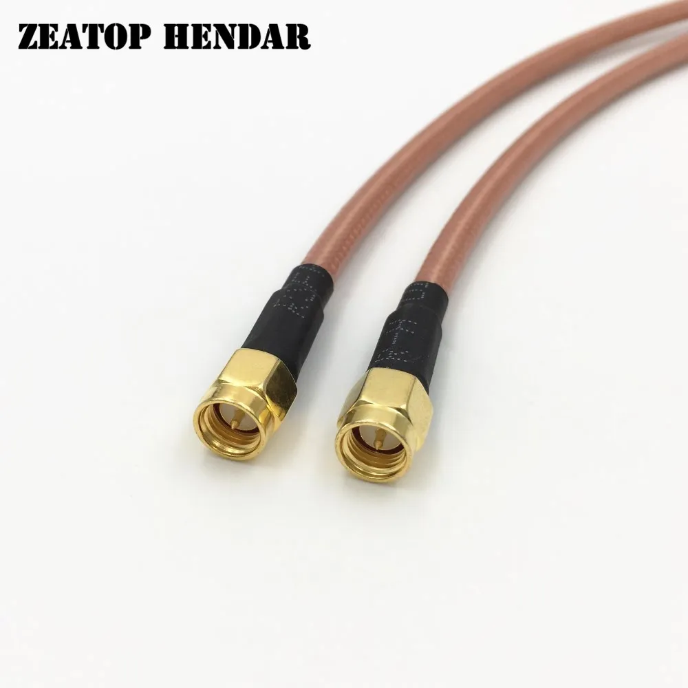 5Pcs RG142 Low Loss Wire SMA Male Jack to Plug M/M RF Coaxial Pigtal Jumper Cable Connector 15CM 20CM 30CM 50CM 1M 2M | Обустройство
