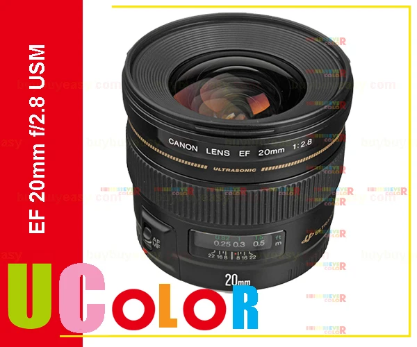 Canon EF 20mm f/2.8 USM Wide Angle Lens 80D 7D II 760D