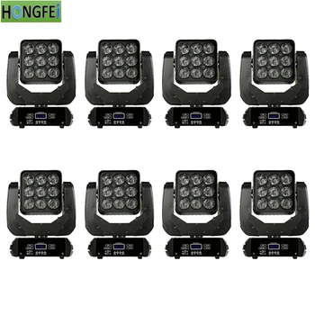 

8PCS/9X12W matrix light rgbw 4in1 beam light moving head beam dmx disco lamp stgae professional dj equipment