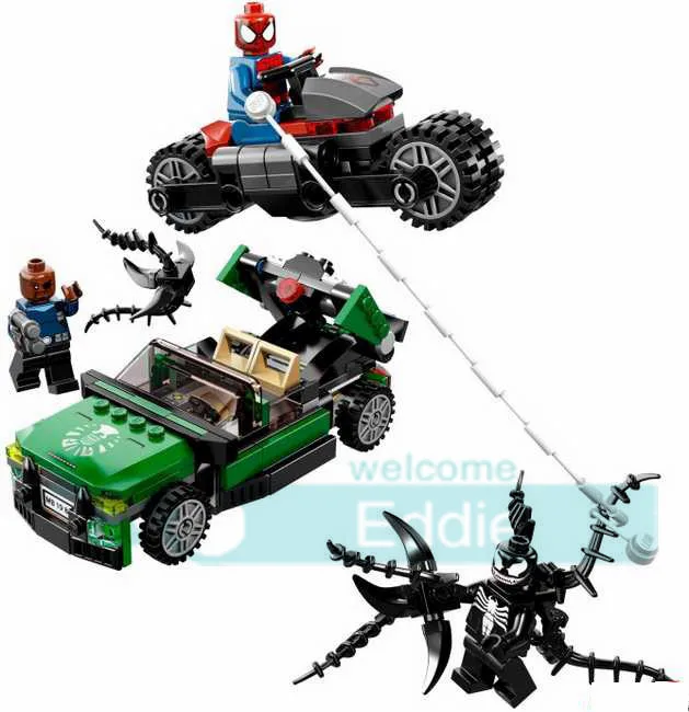 coche spiderman lego