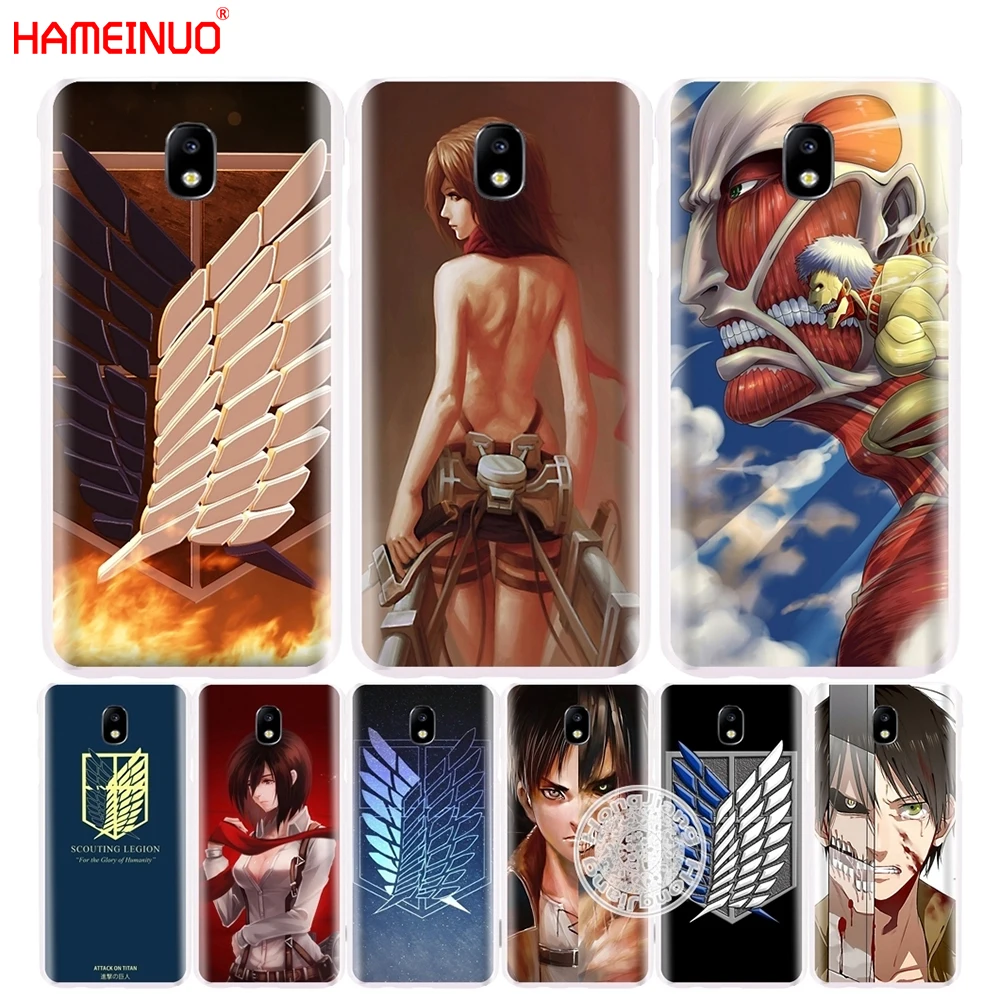 HAMEINUO аниме японский атака на Титанов Чехол для телефона Samsung Galaxy J3 J5 J7 2017 J527 J727 J327