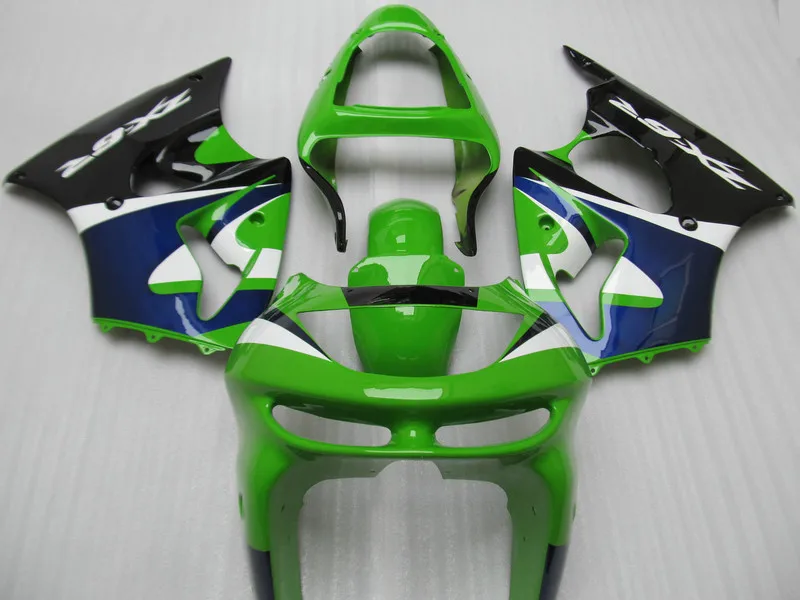 Комплект обтекателей для мотоцикла на заказ KAWASAKI Ninja ZX6R 636 98 99 ZX 6R 1998 1999 ABS зеленый
