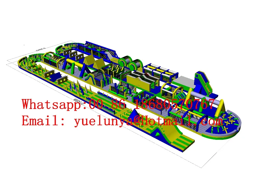 

(China Guangzhou) Factory direct inflatable slide /Inflatable Obstacle / Inflatable Obstacle course YLRY-057