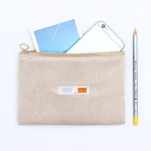 Новое поступление, корейский модный холщовый Кошелек для монет, сумка для мобильного телефона, Сумка для документов, чехол-карандаш