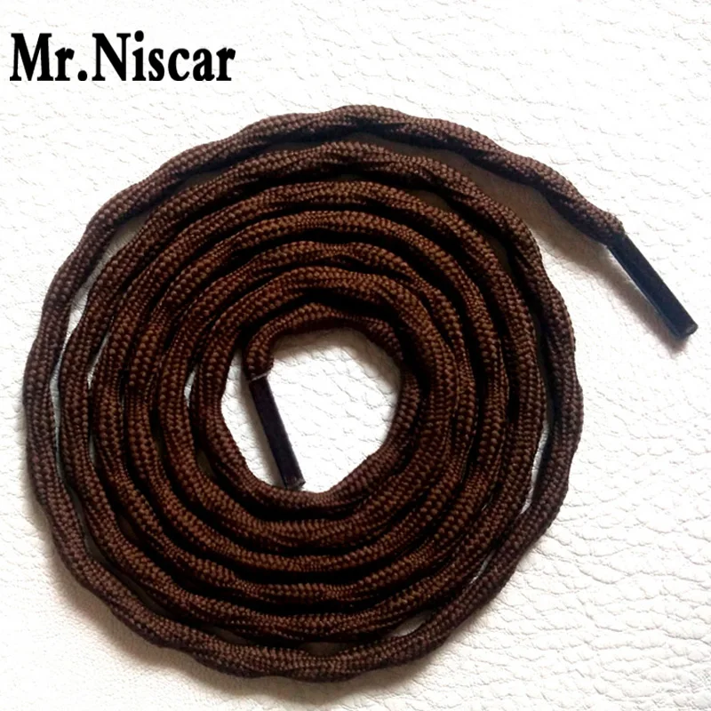 

Mr.Niscar 5 Pair New Style Outdoor Round Crude Climbing Shoelaces Wear Rough Sport Leisure Polyester Strong Shoe Laces Strings