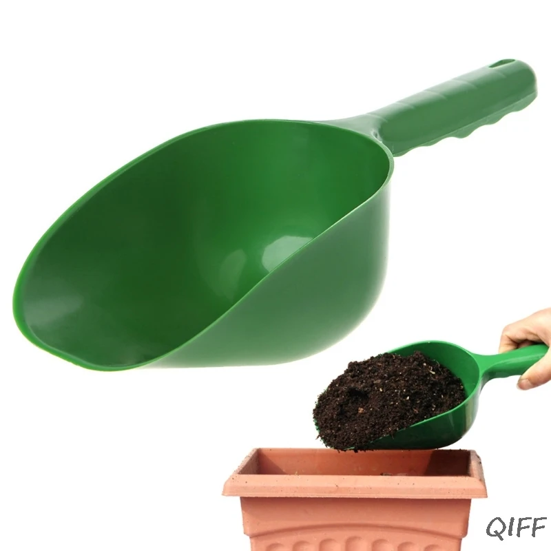 Сад Совок многофункциональный почвы пластиковые ложки лопатки копания инструмент культивирование Mar28