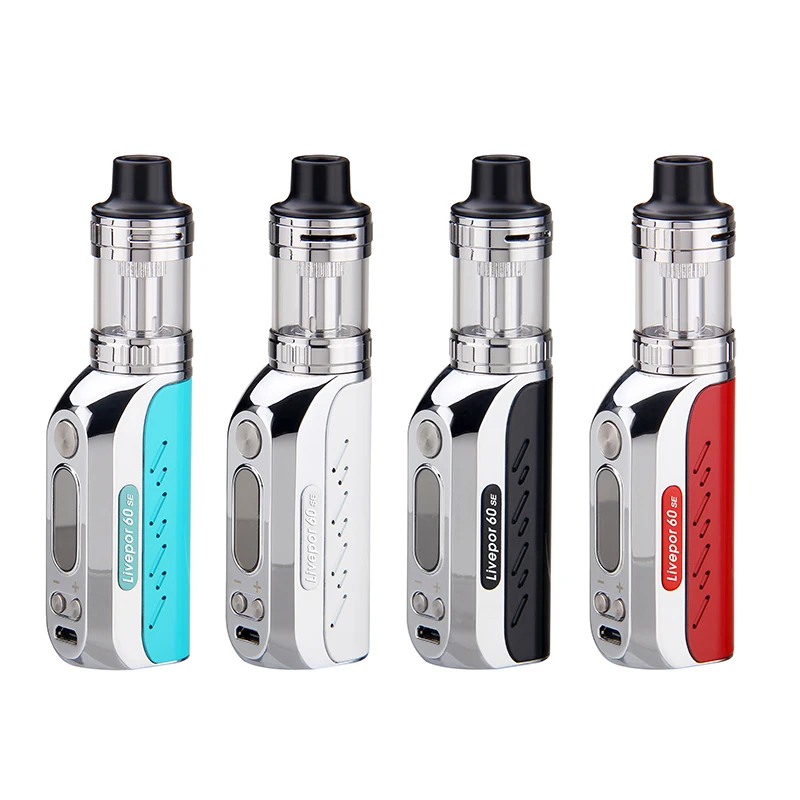 Yosta Livepor 60 SE Kit 60W TC Box MOD with 1500mAh Built-in Battery Vapor 3ml Atomizer Electronic Cigarette Vs Livepor 60 VTC 01