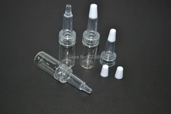 

12pcs 3ml Clear Glass Bottle Vial With Trumpet Dropper Cap For Perfume/Cosmetics Serum Packing Sampling