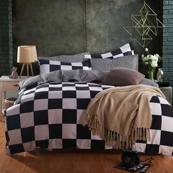 

UNIHOME bedding set/bedclothes duvet cover sheet Leopard and colorful linen noble bed cover