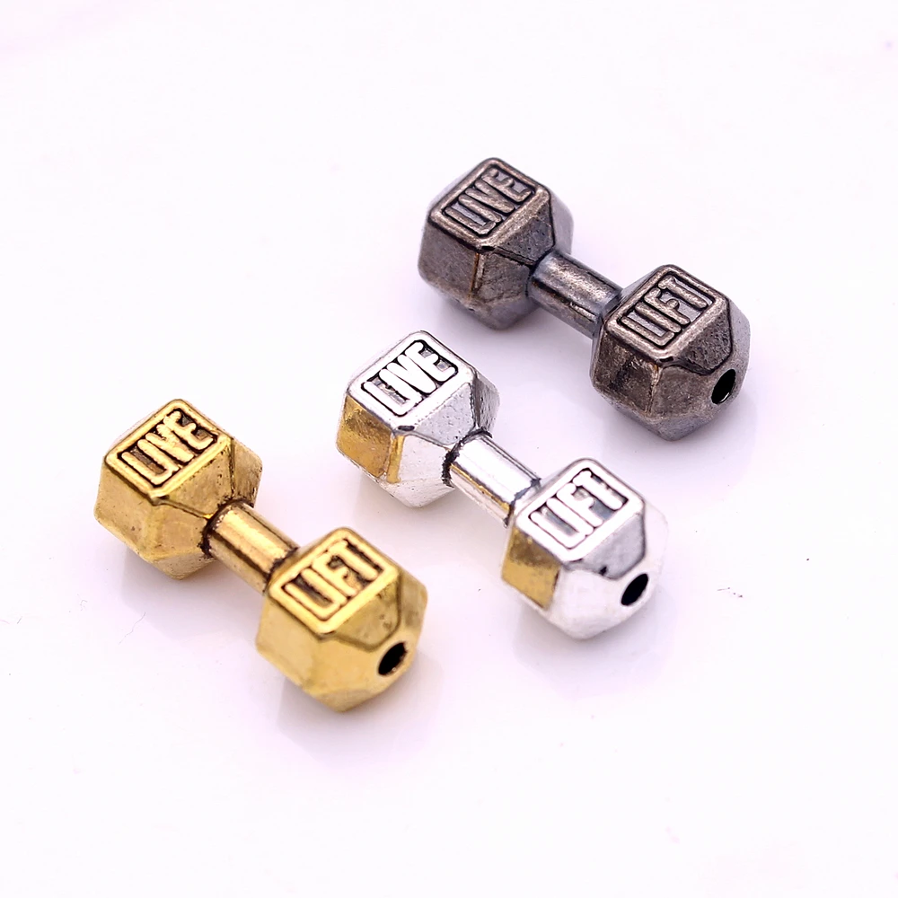 Бусины штанги для фитнеса 8 х20 мм 20 шт.|spacer beads|diy beadsbeads charms |