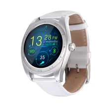 K89 Mode-stil SmartWatch LeatherTrack Armband MTK2502 Bluetooth Pulsmesser Schrittzähler Dialing Für Android IOS