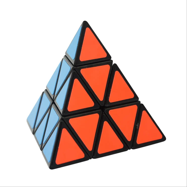 Новинка 2017 года FangGe треугольная пирамида Magic Cube Скорость головоломки твист