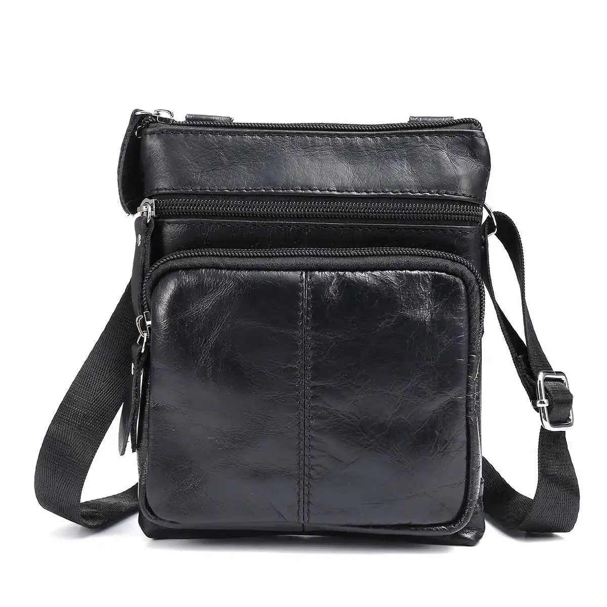 Men's Genuine Leather Crossbody Bags For Men Small Messenger Shoulder Bag Vintage Luxury Handbag Casual Satchel Bolsa