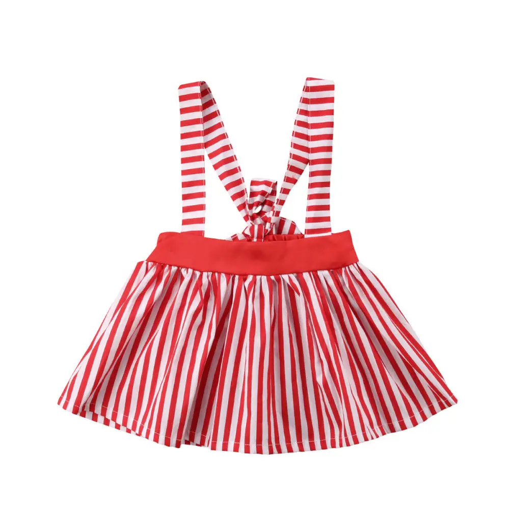 

Kids Baby Girl Skirts Party Cotton Striped Skirt Outfits Summer Cute Baby Clothes Cotton Children Clothing
