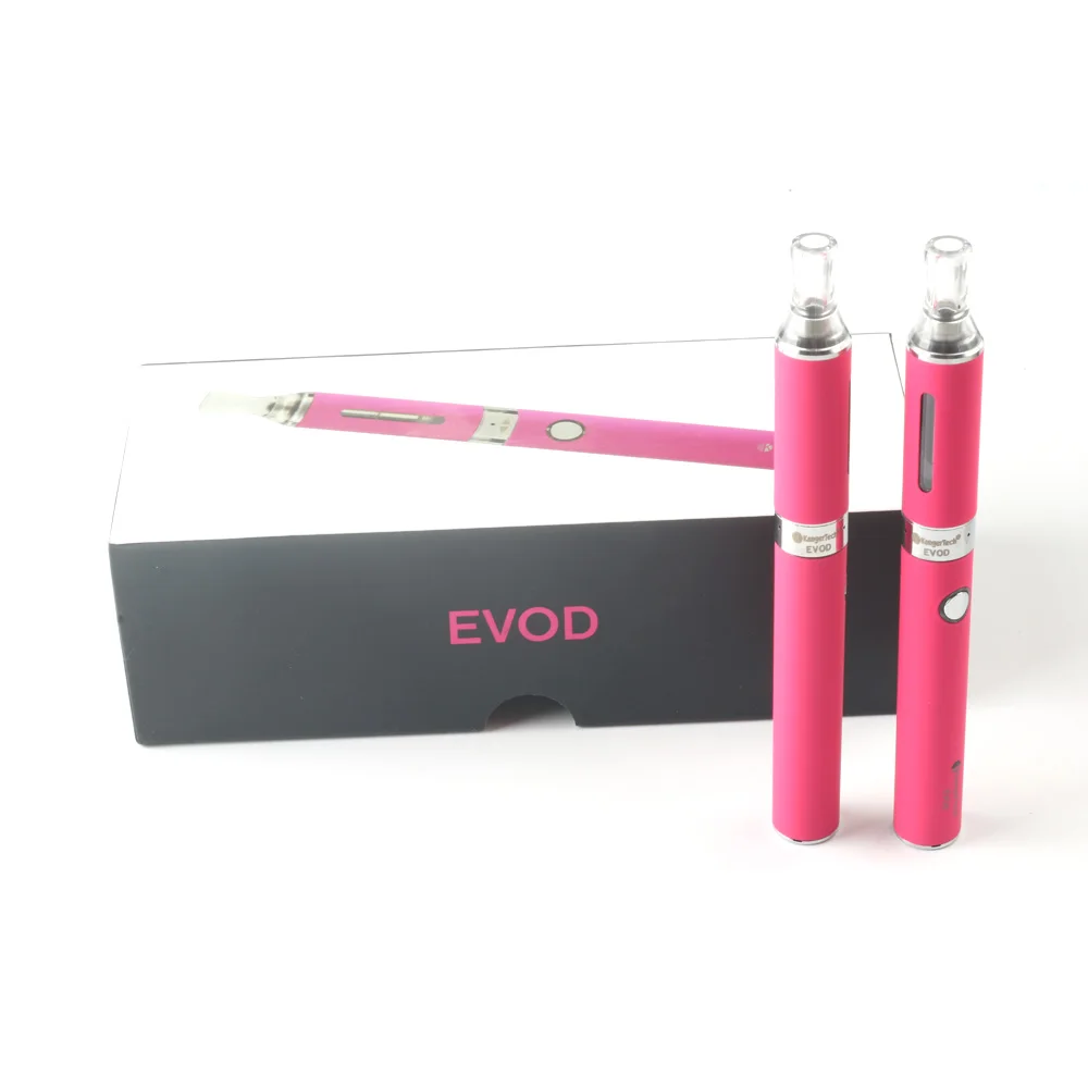 

2pcs/set Kangertech EVOD Starter Kit with 1.6ml EVOD Clearomizer And 650mAh EVOD Battery E Cigarette Kit