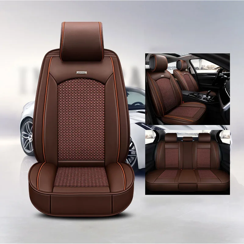 universal leather car seat cover for auto Audi all models a3 a8 a4 b7