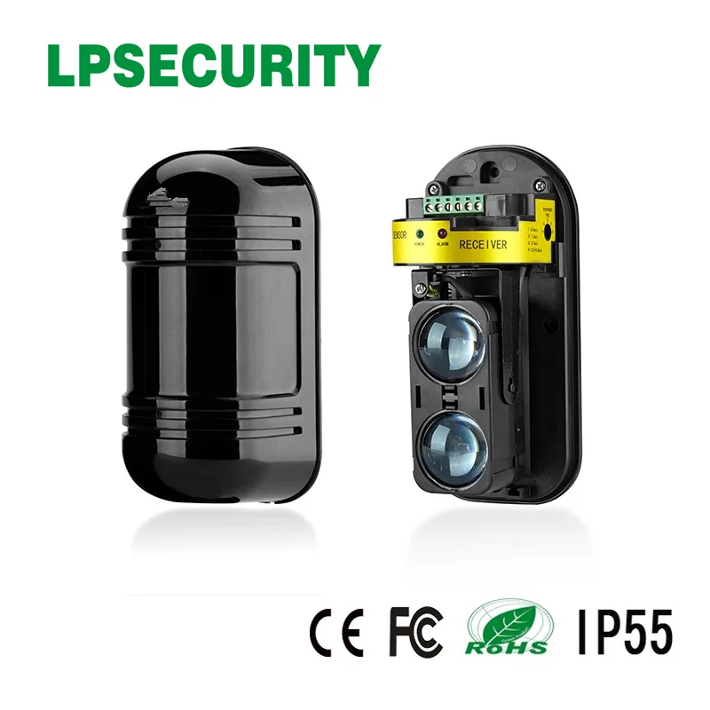 

Wired perimeter sensor / Infrared barrier detector 80 meters detection range