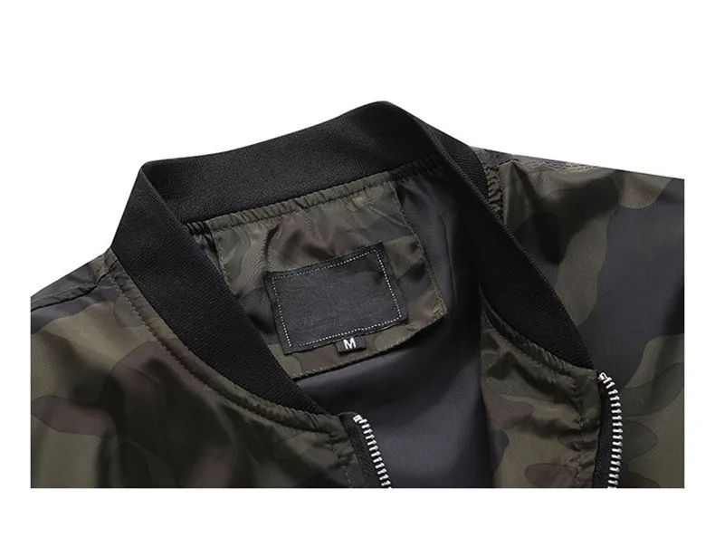 7XL Jackets Men 2019 Camouflage Jacket Male Coats Camo Bomber Mens Jacket Brand Cloth Outwear Baseball Collar Plus Size 5XL 6XL 12