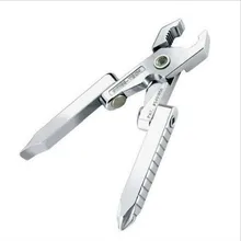 2019 Portable Stainless Steel Outdoor Portable Multitool Pliers Knife Keychain Screwdriver Mini Pliers Punk Cool Multi Tools