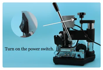 

Hot tipper for pvc card and memmber card hot stamping machine