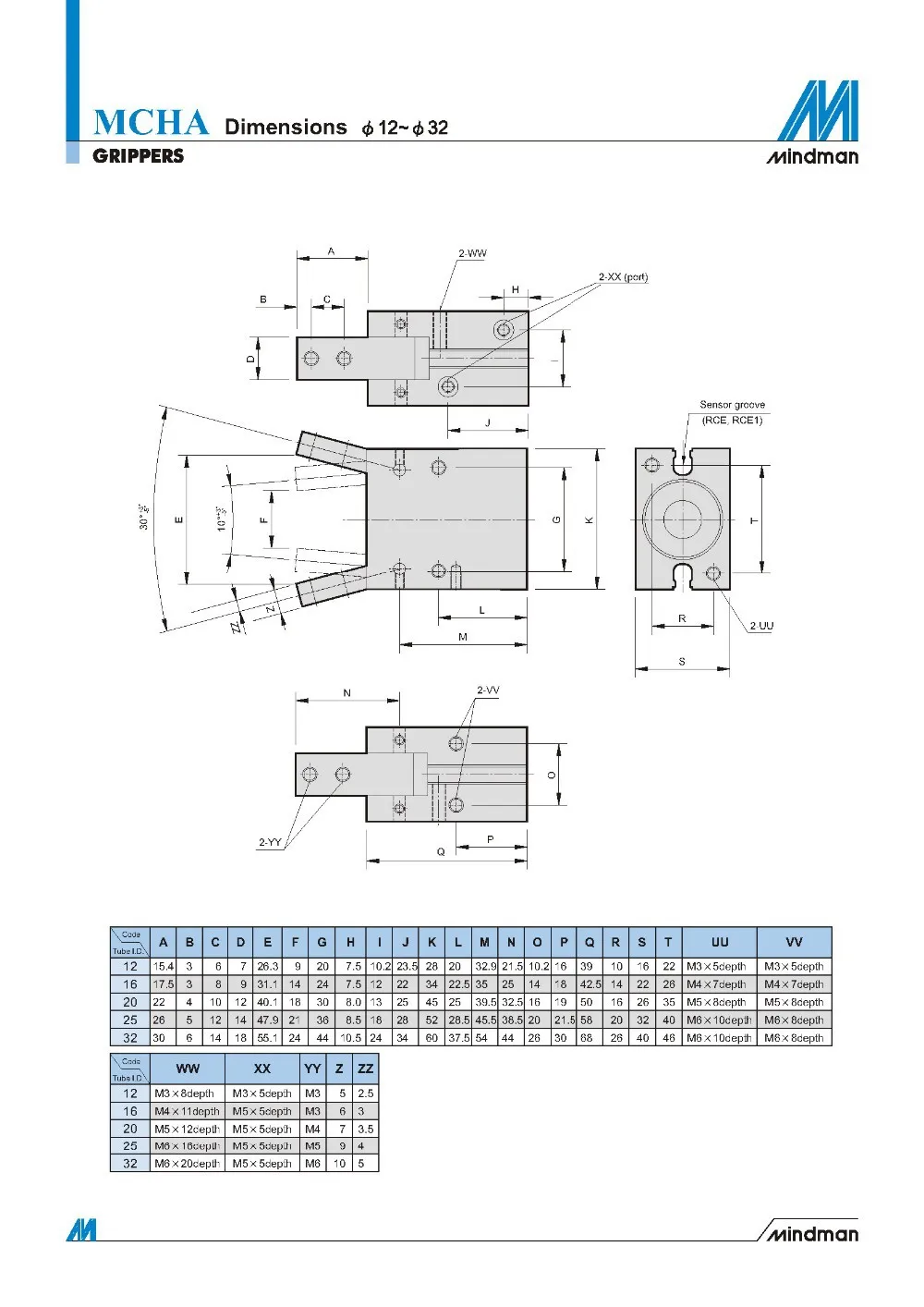 MCHA-16 MCHA-20 MCHA-25 MCHA-32 MINDMAN Cylinde 100% Новый оригинальный