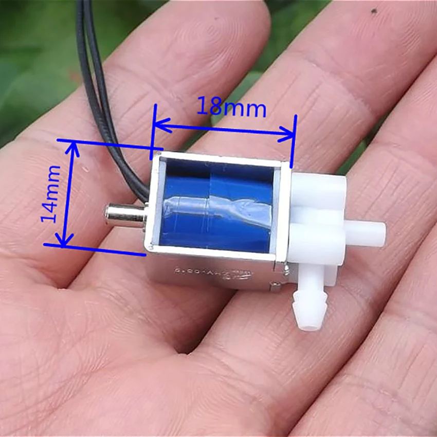Двухпозиционный трехпозиционный Миниатюрный электромагнитный клапан с микро электронным управлением воздушный клапан выпускной газ вентиляционные клапаны DC 5 V-6 V