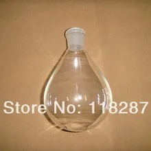 1000 мл, 24/29, колба Кьельдаля, вращающаяся испарительная колба, лабораторная грушевидная колба из стекла