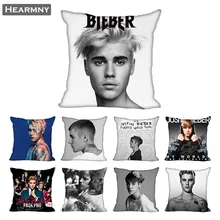 Justin Bieber Pillow Case For Home Decorative Pillows Cover Invisible Zippered Throw PillowCases 40X40 45X45cm