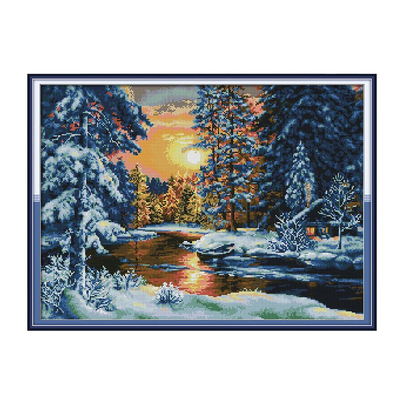 

Joy Sunday 5D Diamond Painting Scenery Full Square New Arrival 2019 Rhinestones Pictures Diamond Embroidery DIY Icons Full Round