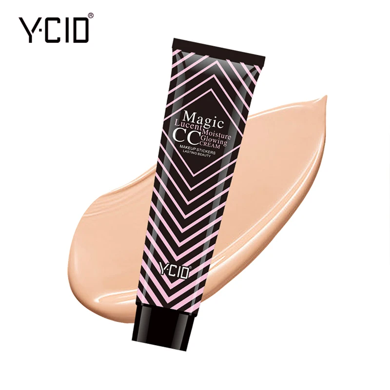 Brand Y-CID Makeup Face Base Liquid Foundation Magic Lucent Moisture Glowing CC Cream Concealer Whitening Cosmetics 100ml |
