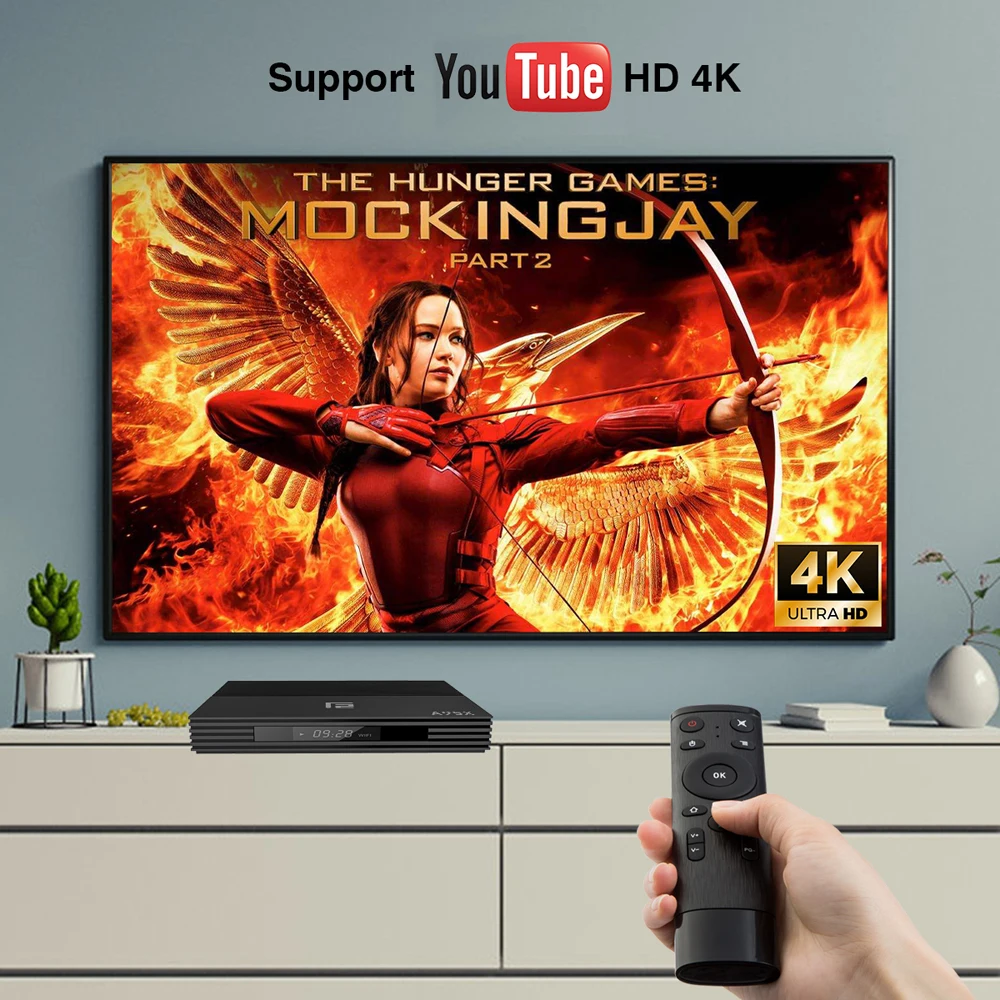 Android Tv Box A95X F2 Android 9,0 Amlogic S905X2 4 ГБ 32 ГБ, 64 ГБ Smart Tv 2,4 г/5G Wifi BT 4 K медиаплеер для YouTube Netflix