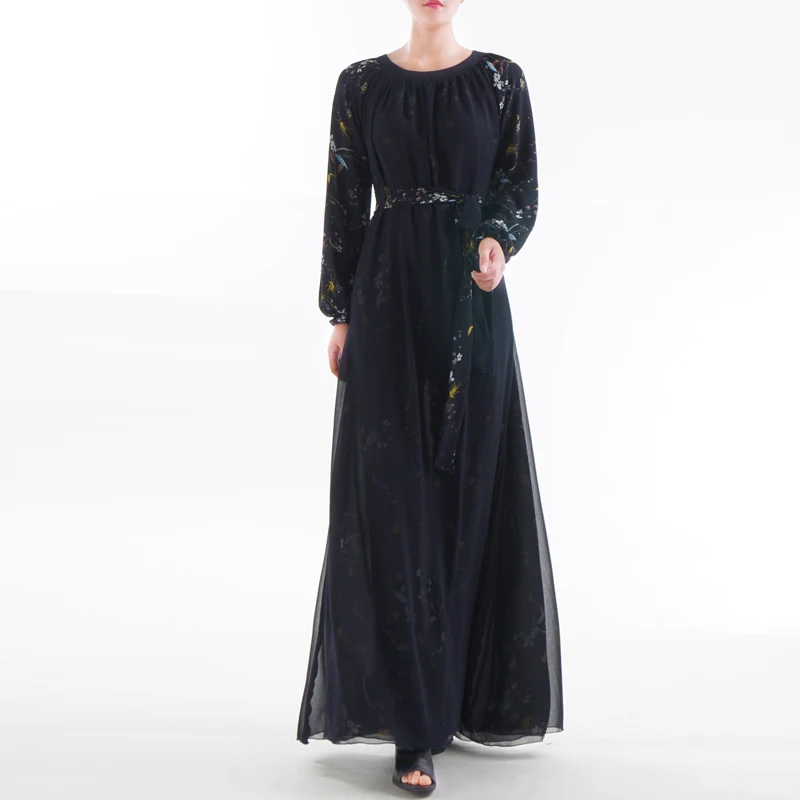 Женское двустороннее платье женское мусульманское Caftan Marocain Vestidos Ki|Мусульманская