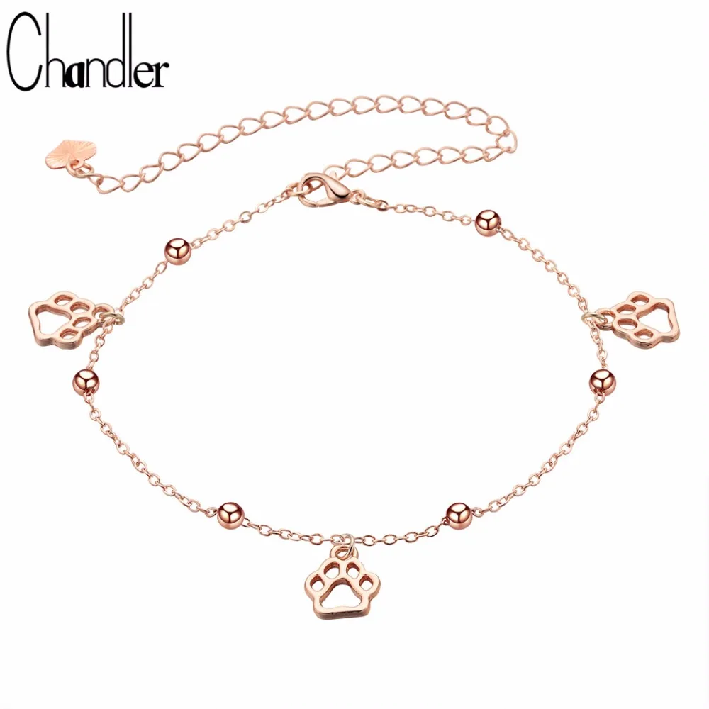 Chandler Dog Paw Anklet Foot Bracelet Enkelbandje Halhal Ankle Armband Voet Sieraden Link Kin Blootsvoets Bare Beach Accessory Chandler Dog Paw Anklet Foot Bracelet Enkelbandje Halhal Ankle Armband Voet Sieraden Link Kin Blootsvoets Bare Beach Accessory