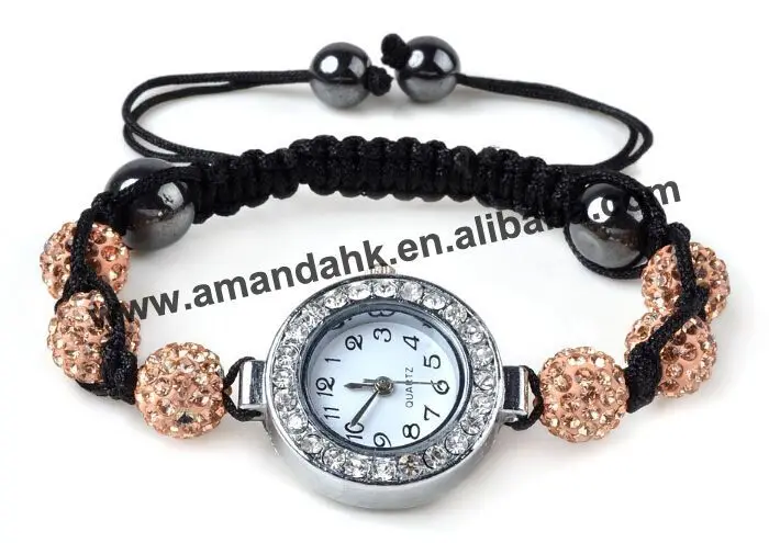 500 шт./лот ювелирные изделия Shamballa оптовая продажа наручные часы браслет из