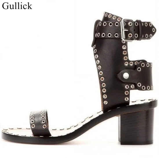 casual rivet sandals
