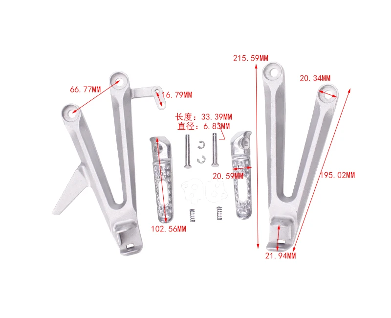 Комплект алюминиевых подставок для мотоциклов Honda CBR1000 04 07 CBR1000RR 2004 2005 2006