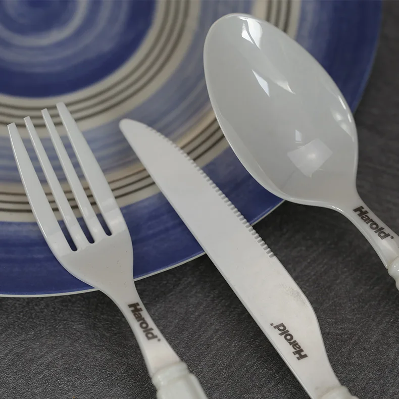 Zirconia ceramic knife and fork spoon western knife and fork piece set steak knife cutlery fork