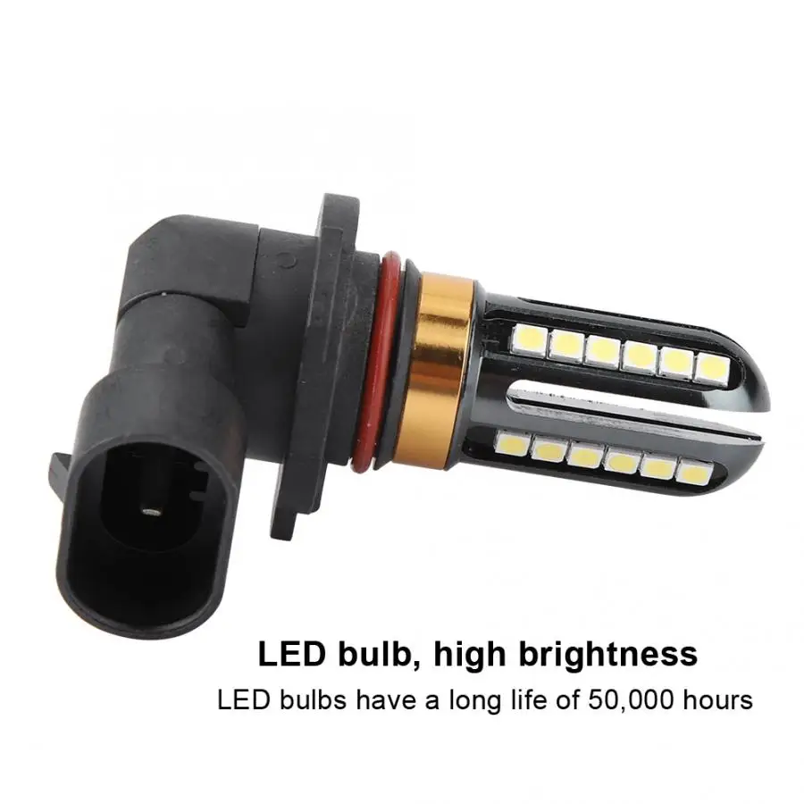 12V 9005 3030 Белый светодиодный повышенной яркости Противотуманные фары комплект противотуманных фар автомобиля дальнего света автомобиля общего назначения лампы