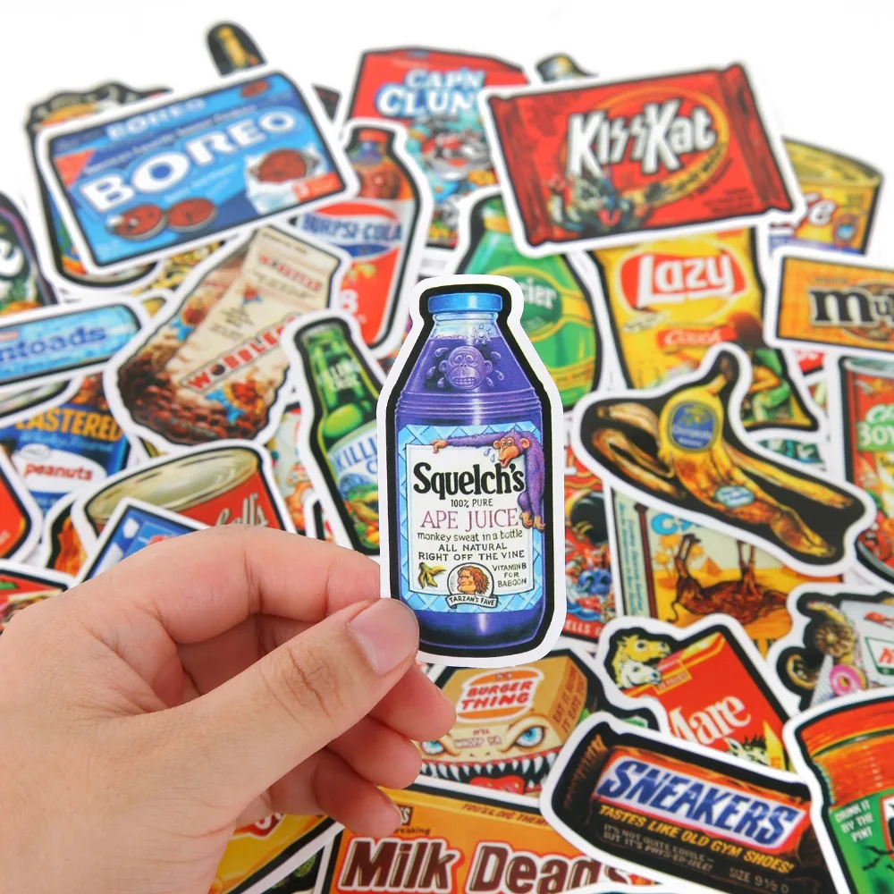 Snacks And Drinks Graffiti Stickers (5)