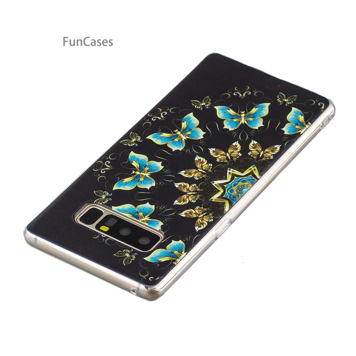 Lovely Elephant Case sFor Coverage Samsung Note 8 Soft Silicone Back Cover Telefoon Glossy Cellphone Case Samsung Galaxy Note 8