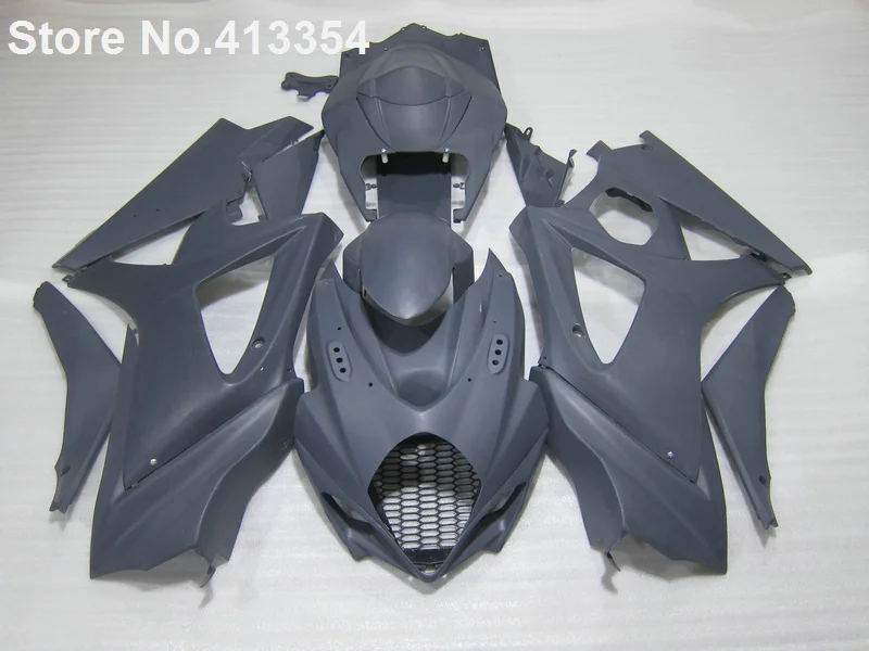 Высококачественные обтекатели для Suzuki GSXR 1000 07 08 комплект серых обтекателей