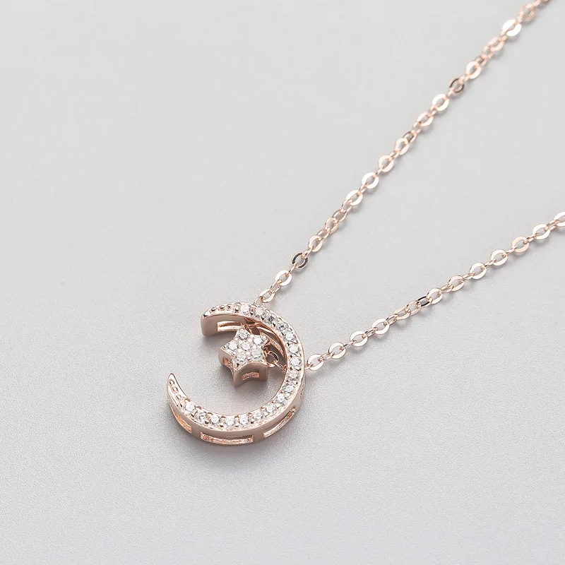 

TCA3 for NL stars and Moon women necklace free shiping hot sell jewelry