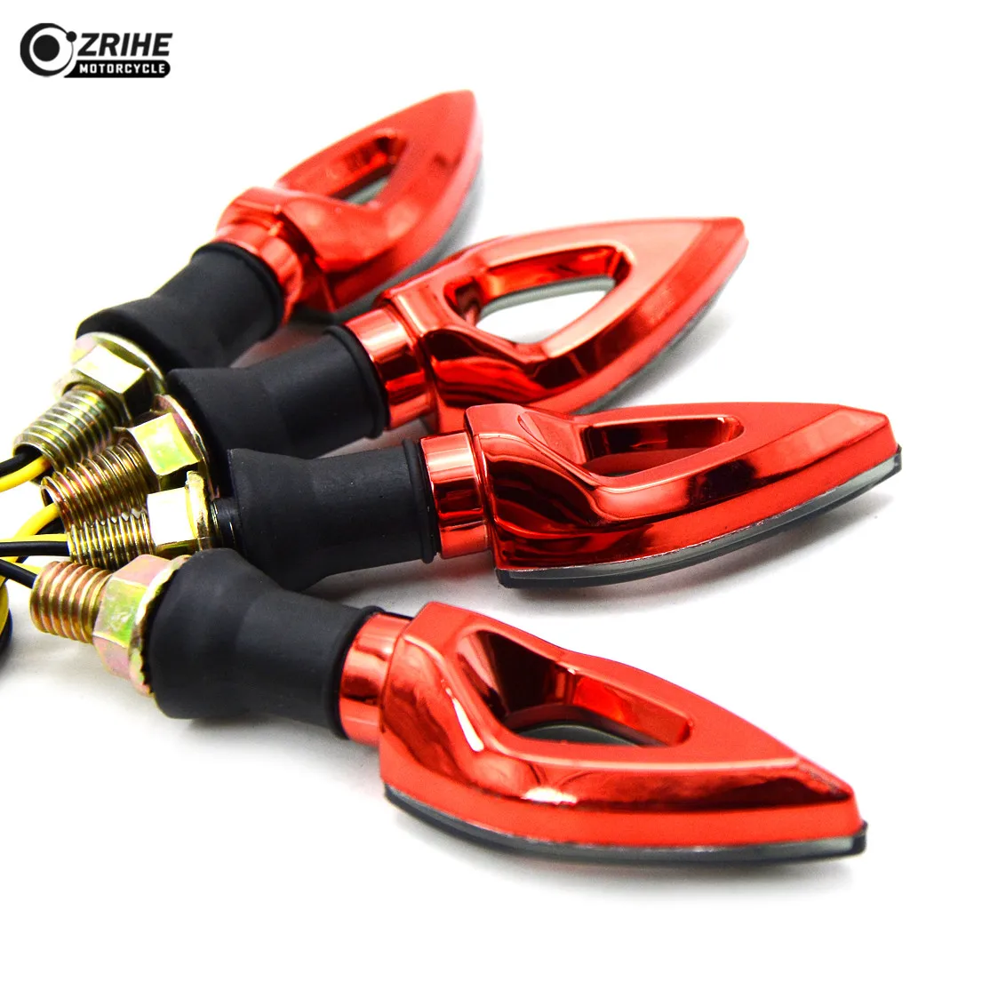 Universal amber motorcycle tail turn signals light indicator lamp for bmw f650gs R1200S R1200ST S1000R S1000RR gl1800 drz 400