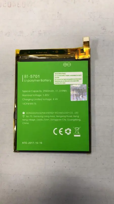 

100% Original Backup Leagoo S8 Battery 2940mAh For Leagoo S8 Smart Mobile Phone + + Tracking Number