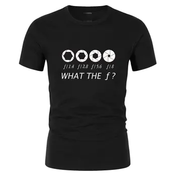 

Summer Photographer - What The F - Stop Men T-shirt 100% Cotton Casual Men's T Shirts O-Neck tops Tees Funny T-shirt