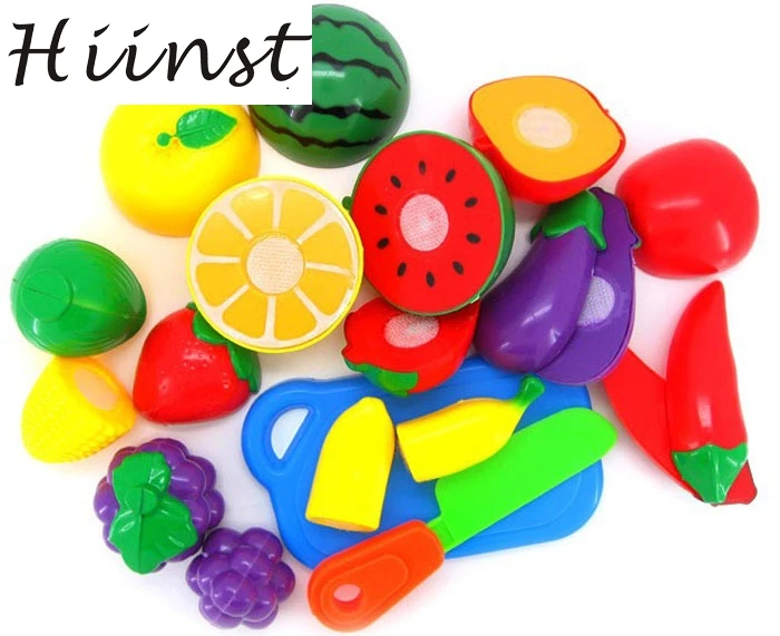 HIINST play food 2017 1 комплект резка фруктов овощей ролевые игры детские развивающие