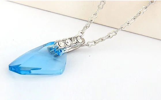 Роскошные Кристаллы от Swarovski Женские Ювелирные наборы ожерелье серьги набор