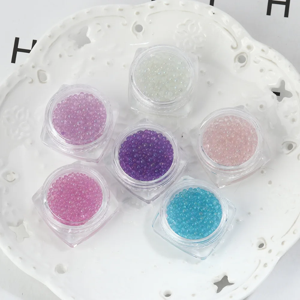 

DoreenBeads Glass Resin Seed Beads Jewelry Tools DIY Making Craft Filling Materials Multicolor AB Color 3 Boxes