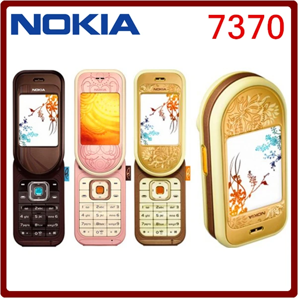 Original Unlocked Nokia 7370 mobile phone Bluetooth Camera